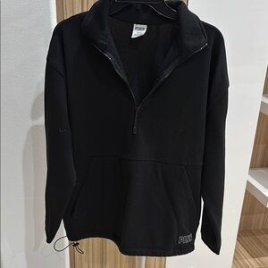 Victoria's Secret PINK Black Zip-Up Hoodie